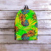 Neon Pineapple Hawaiian Print Backpack-grizzshop