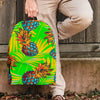 Neon Pineapple Hawaiian Print Backpack-grizzshop