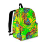 Neon Pineapple Hawaiian Print Backpack-grizzshop