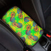 Neon Pineapple Hawaiian Print Car Console Cover-grizzshop