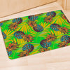 Neon Pineapple Hawaiian Print Door Mat-grizzshop