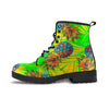 Neon Pineapple Hawaiian Print Men's Boots-grizzshop