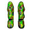 Neon Pineapple Hawaiian Print Muay Thai Shin Guard-grizzshop