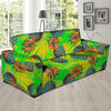 Neon Pineapple Hawaiian Print Sofa Cover-grizzshop