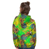 Neon Pineapple Hawaiian Print Women's Hoodie-grizzshop