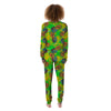 Neon Pineapple Hawaiian Print Women's Pajamas-grizzshop