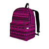 Neon Pink Ethic Aztec Print Backpack-grizzshop