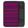 Neon Pink Ethic Aztec Print Car Console Cover-grizzshop