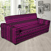 Neon Pink Ethic Aztec Print Sofa Cover-grizzshop