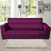 Neon Pink Ethic Aztec Print Sofa Cover-grizzshop