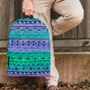 Neon Tribal Aztec Hand Drawn Backpack-grizzshop