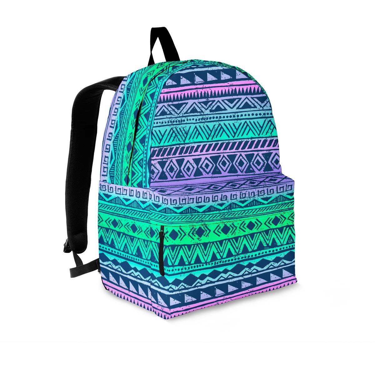 Neon Tribal Aztec Hand Drawn Backpack-grizzshop