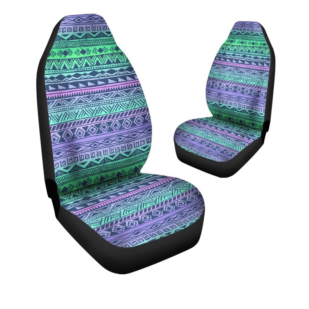Neon Tribal Aztec Hand Drawn Car Seat Covers-grizzshop