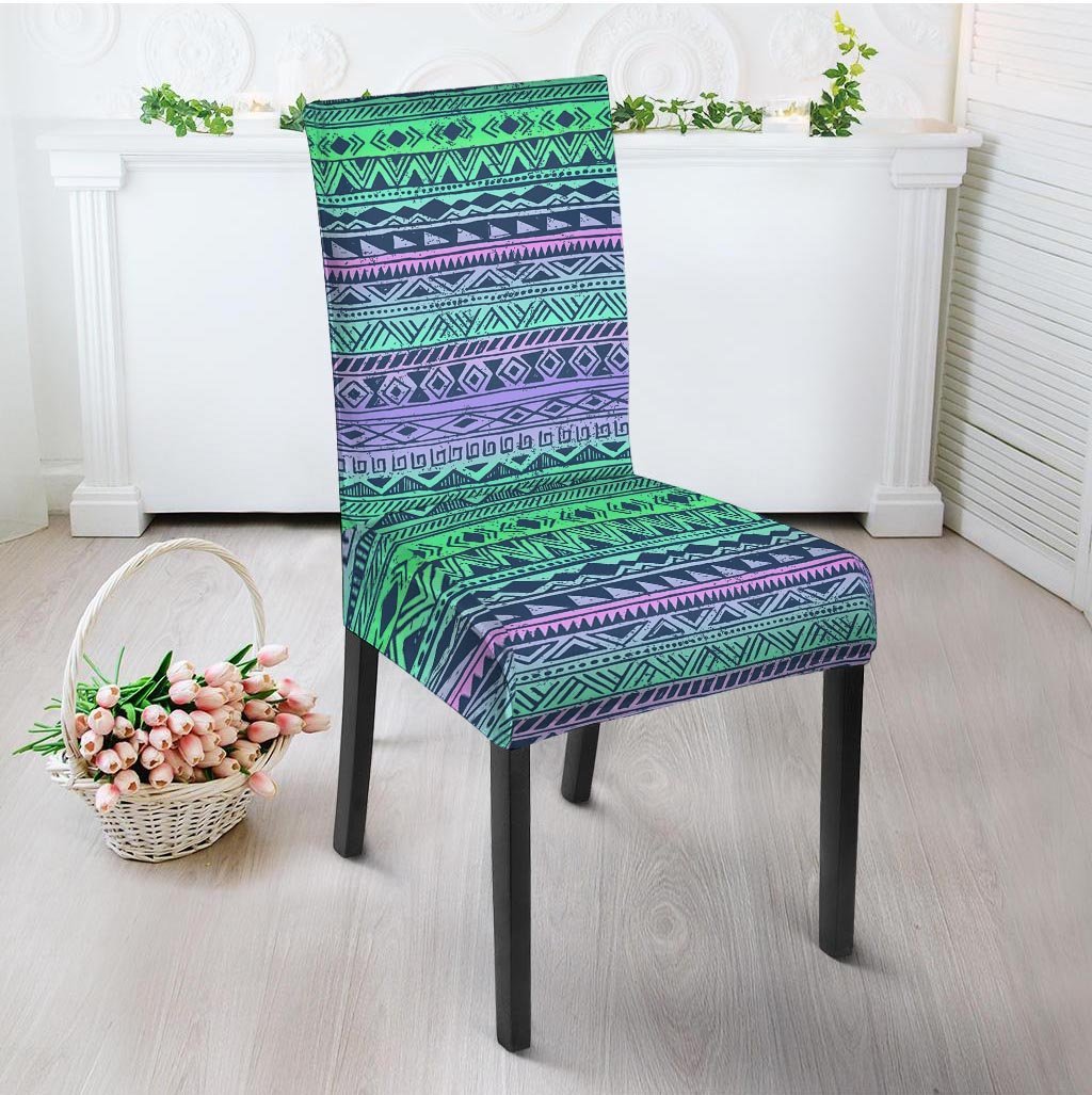 Neon Tribal Aztec Hand Drawn Chair Cover-grizzshop