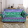 Neon Tribal Aztec Hand Drawn Loveseat Cover-grizzshop