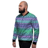 Neon Tribal Aztec Hand Drawn Men's Bomber Jacket-grizzshop