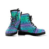 Neon Tribal Aztec Hand Drawn Men's Boots-grizzshop