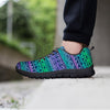 Neon Tribal Aztec Hand Drawn Men's Sneakers-grizzshop