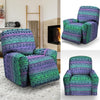 Neon Tribal Aztec Hand Drawn Recliner Cover-grizzshop