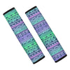 Neon Tribal Aztec Hand Drawn Seat Belt Cover-grizzshop