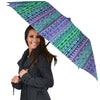 Neon Tribal Aztec Hand Drawn Umbrella-grizzshop