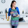 Neon Tribal Aztec Hand Drawn Women's Apron-grizzshop