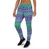 Neon Tribal Aztec Hand Drawn Women's Joggers-grizzshop