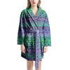 Neon Tribal Aztec Hand Drawn Women's Robe-grizzshop