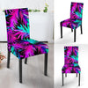 Neon Tropical Palm Leaves Hawaiian Pattern Print Chair Cover-grizzshop