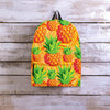 Neon Yellow Pineapple Hawaiian Print Backpack-grizzshop