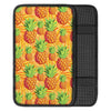 Neon Yellow Pineapple Hawaiian Print Car Console Cover-grizzshop