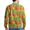 Neon Yellow Pineapple Hawaiian Print Men's Sweatshirt-grizzshop