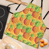 Neon Yellow Pineapple Hawaiian Print Women's Apron-grizzshop