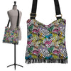 Neon Zebra Pattern Print Crossbody Bags-grizzshop