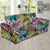 Neon Zebra Pattern Print Sofa Covers-grizzshop