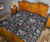 New York Love Pattern Print Quilt-grizzshop