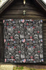 New York Love Pattern Print Quilt-grizzshop