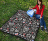 New York Love Pattern Print Quilt-grizzshop