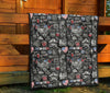 New York Love Pattern Print Quilt-grizzshop