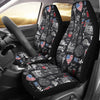 New York Love Pattern Print Universal Fit Car Seat Covers-grizzshop