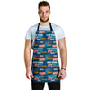 New York Pattern Print Men's Apron-grizzshop