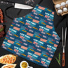 New York Pattern Print Men's Apron-grizzshop