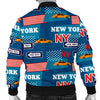 New York Pattern Print Men's Bomber Jacket-grizzshop