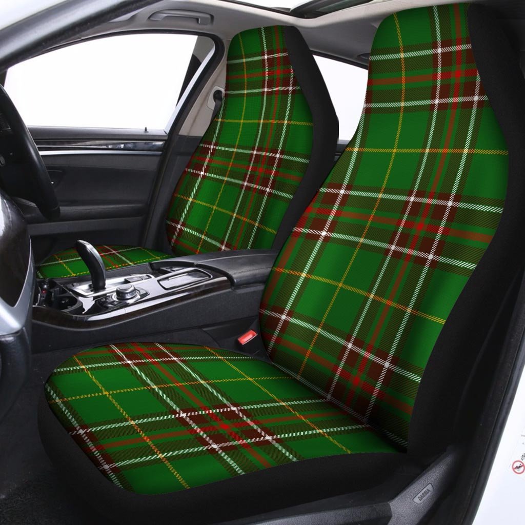 Newfoundland Tartan Green Plaid Car Seat Covers-grizzshop