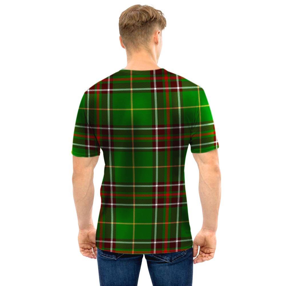 Newfoundland Tartan Green Plaid Men T Shirt-grizzshop