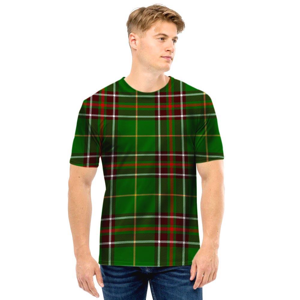 Newfoundland Tartan Green Plaid Men T Shirt-grizzshop