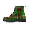 Newfoundland Tartan Green Plaid Men's Boots-grizzshop