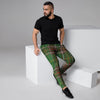 Newfoundland Tartan Green Plaid Men's Joggers-grizzshop