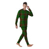 Newfoundland Tartan Green Plaid Men's Pajamas-grizzshop