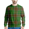 Newfoundland Tartan Green Plaid Men's Sweatshirt-grizzshop